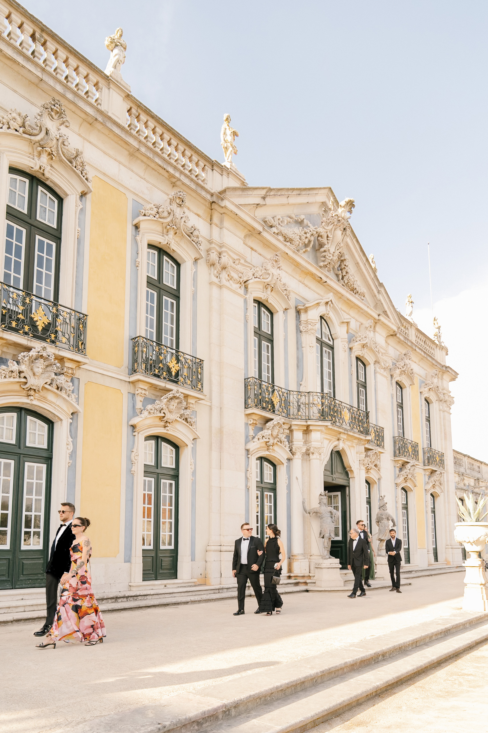 Luxury wedding at Palacio Queluz, Sintra, Portugal