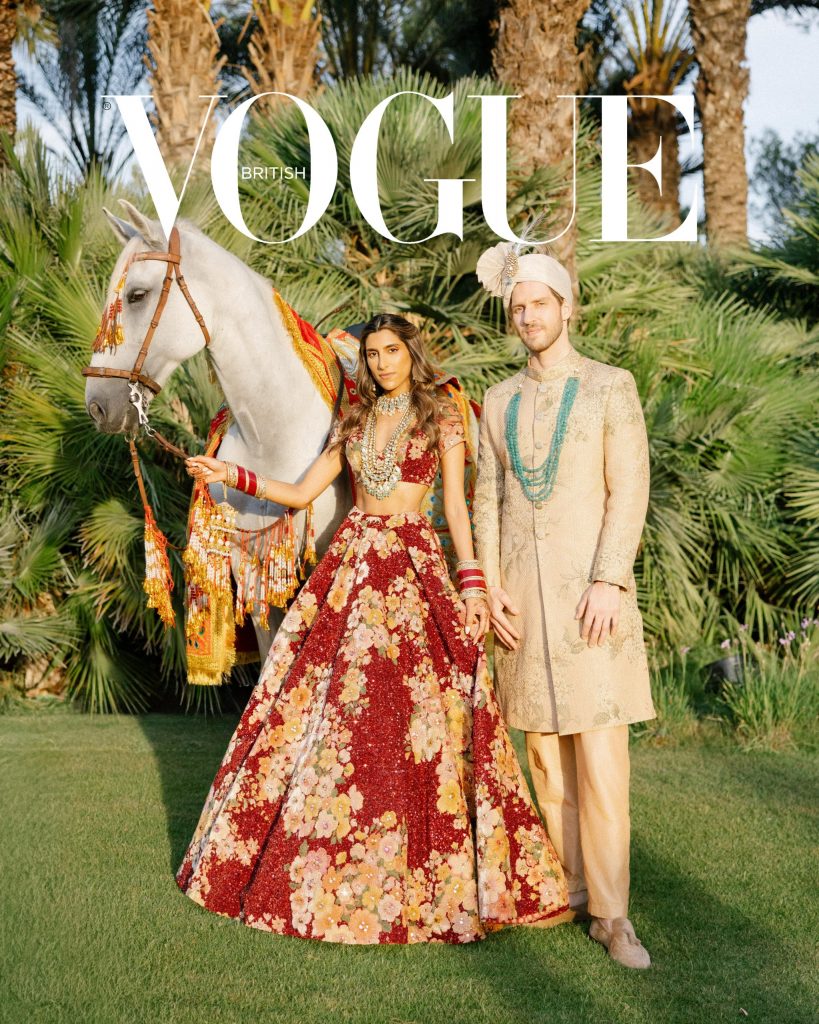 Real wedding in Ibiza featured in british Vogue